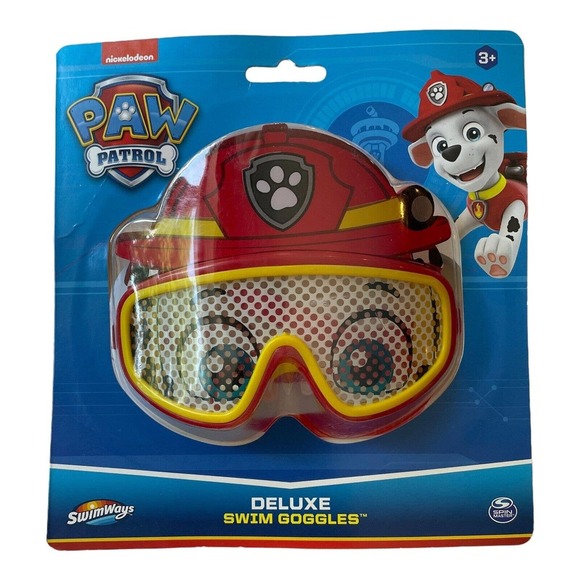 Nickelodeon PAW Patrol Character Kid's Deluxe Swim Goggles Mask - New - Picture 4 of 5